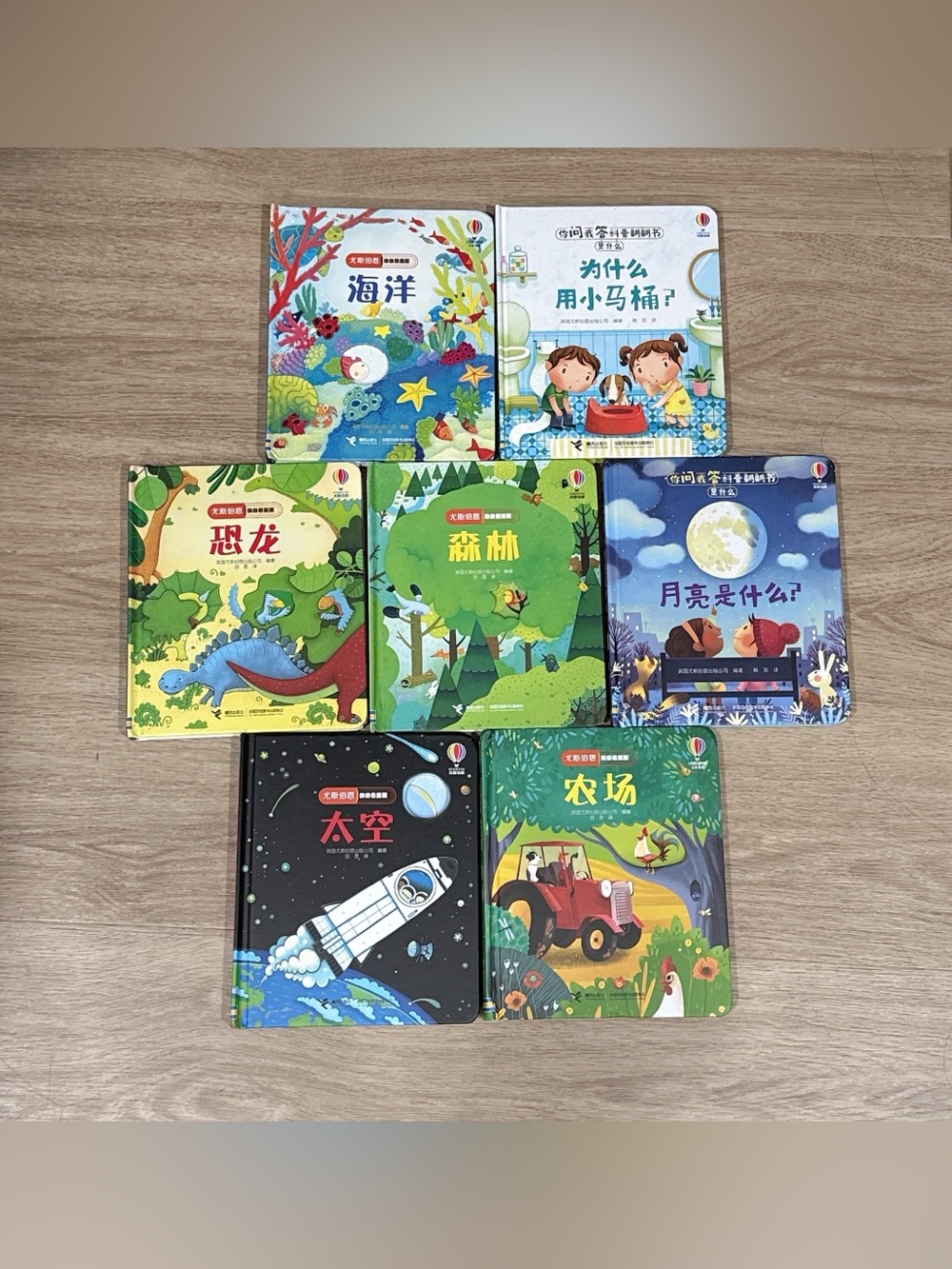 兒童中文書 Chinese Children's Lift-the-Flap Books - Set of 7